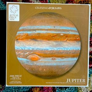 🆕 Celestial Jigsaw Jupiter 1000 Piece Circular Jigsaw Puzzle